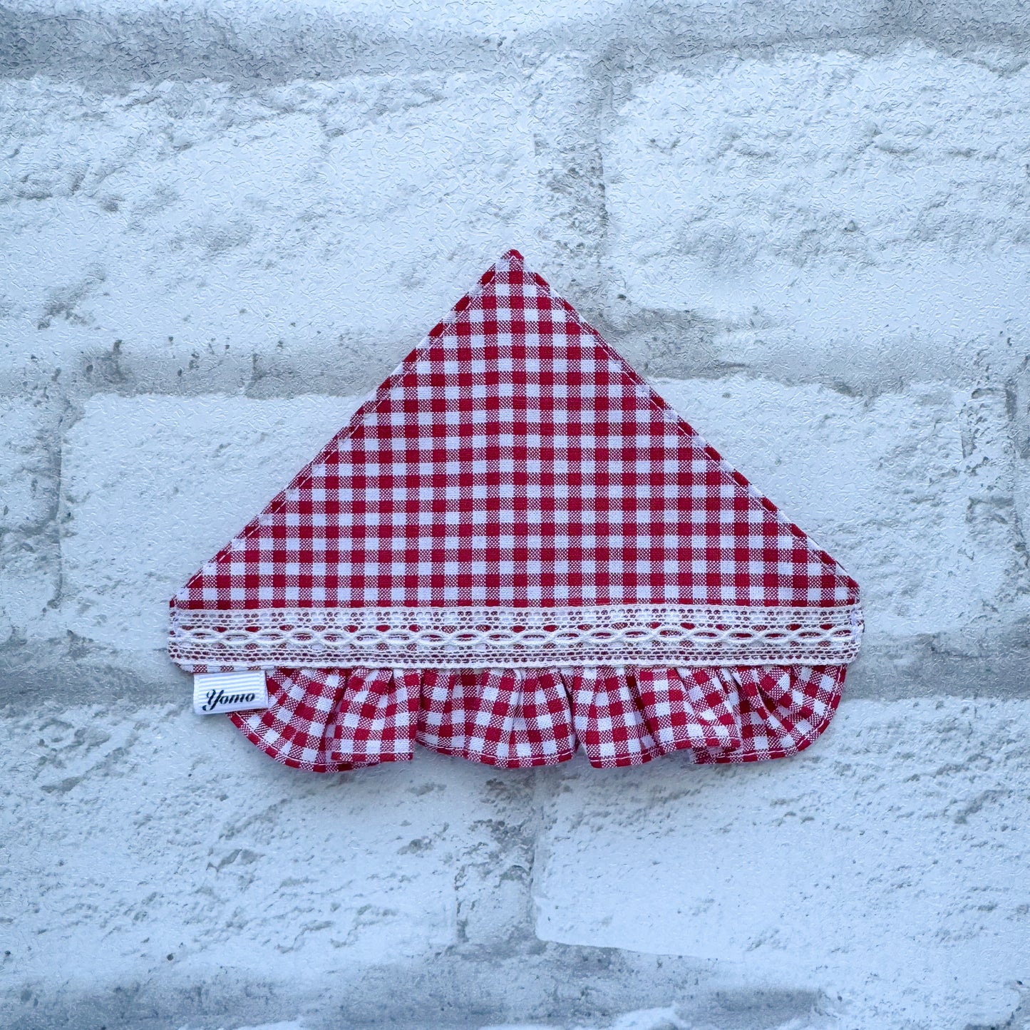 ピクニックチェックバブーシュカ(レッド)
