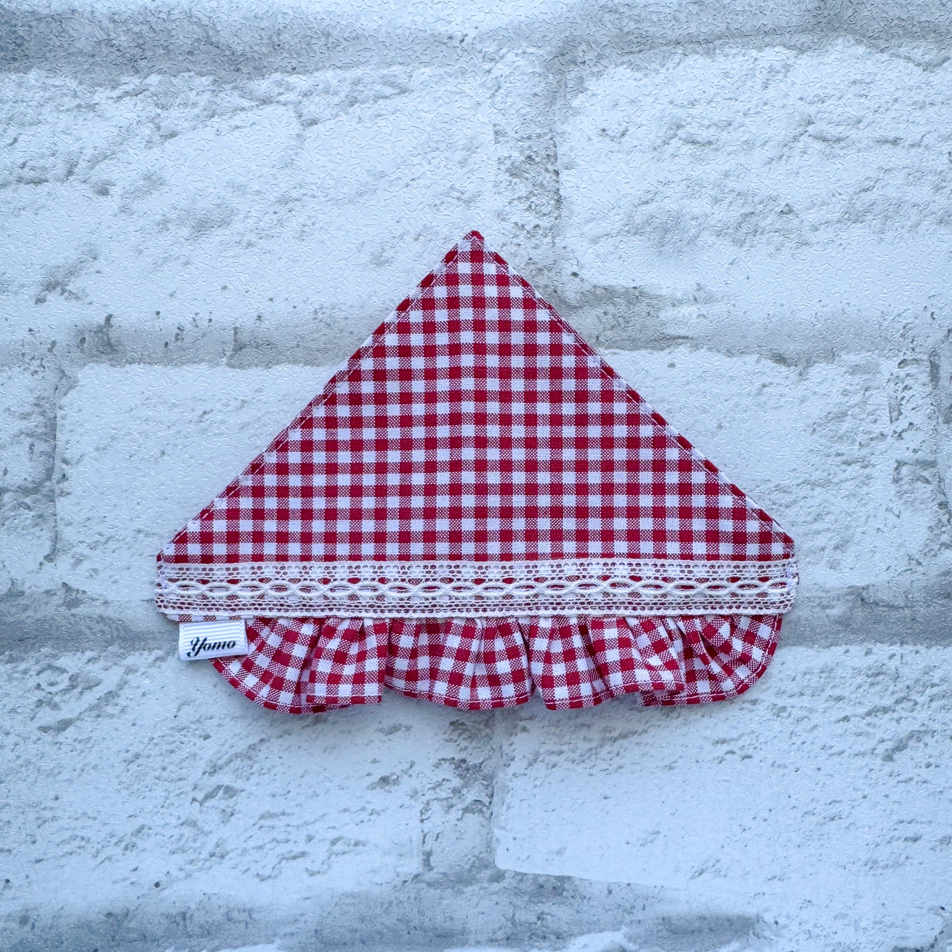 ピクニックチェックバブーシュカ(レッド)